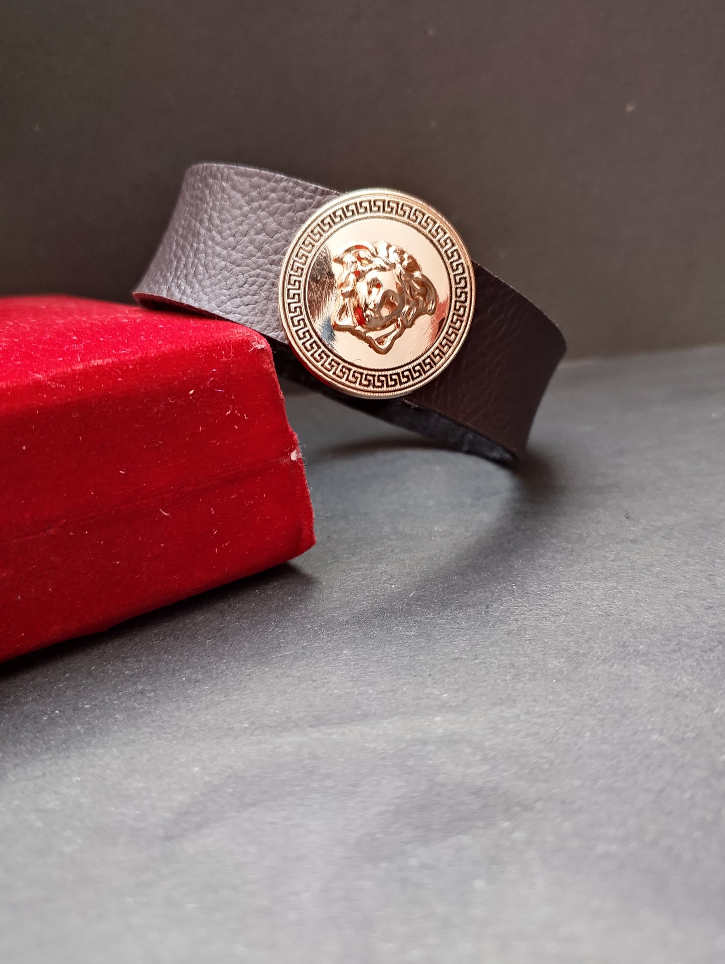 "Handcrafted Leather Bracelet – Timeless Style for Every Wrist"