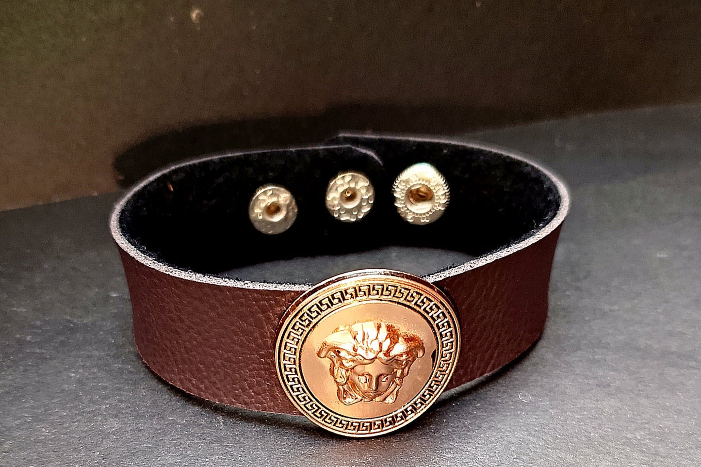 "Handcrafted Leather Bracelet – Timeless Style for Every Wrist"